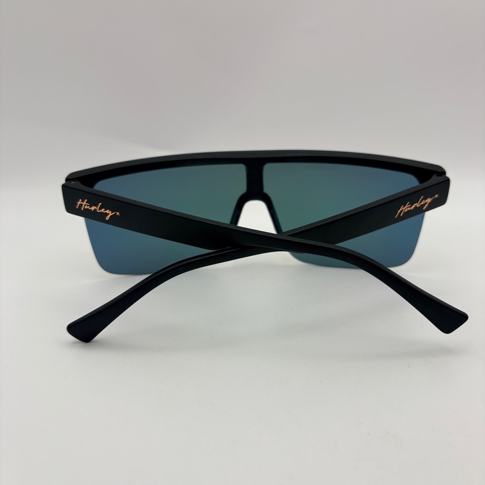 Hurley Sport Shield Polarized Sunglasses with Pink Mirrored Lens - Picture 4 of 7
